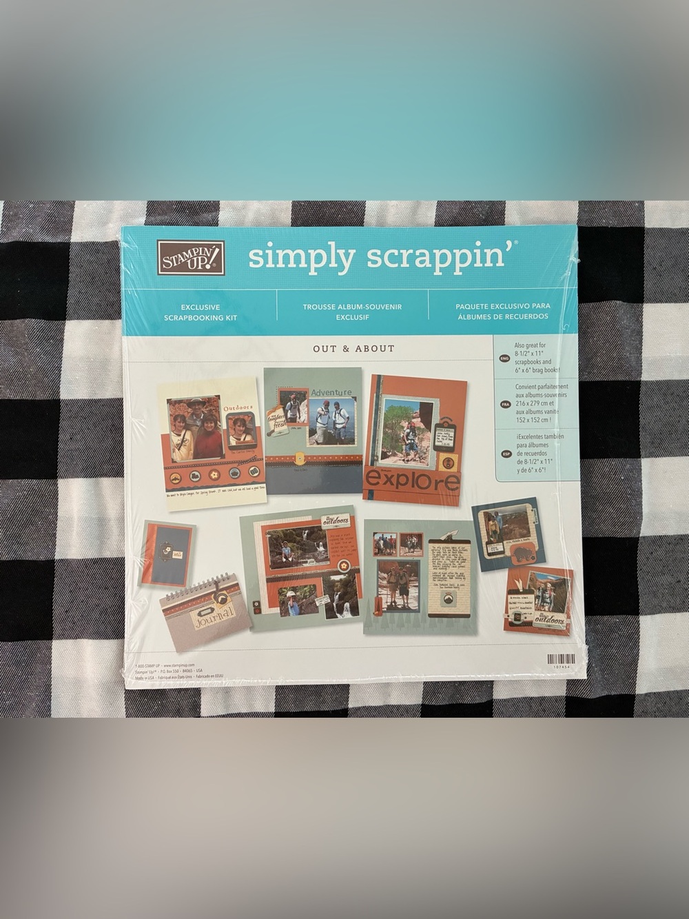 Stampin' Up! Simply Scrappin' Out & About Kit – Teal, Orange, Cream
